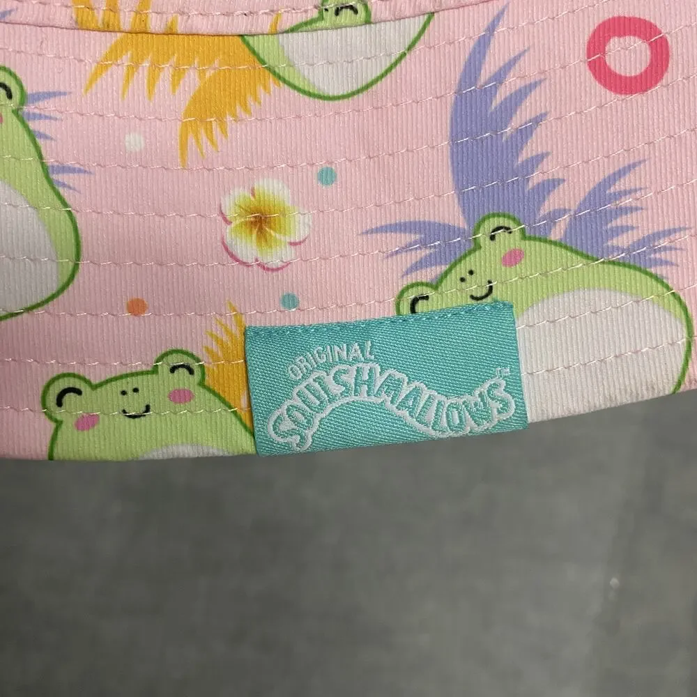 Wendy Frog Squishmallows Sun Bucket Hat Kids One Size Fits Most‎